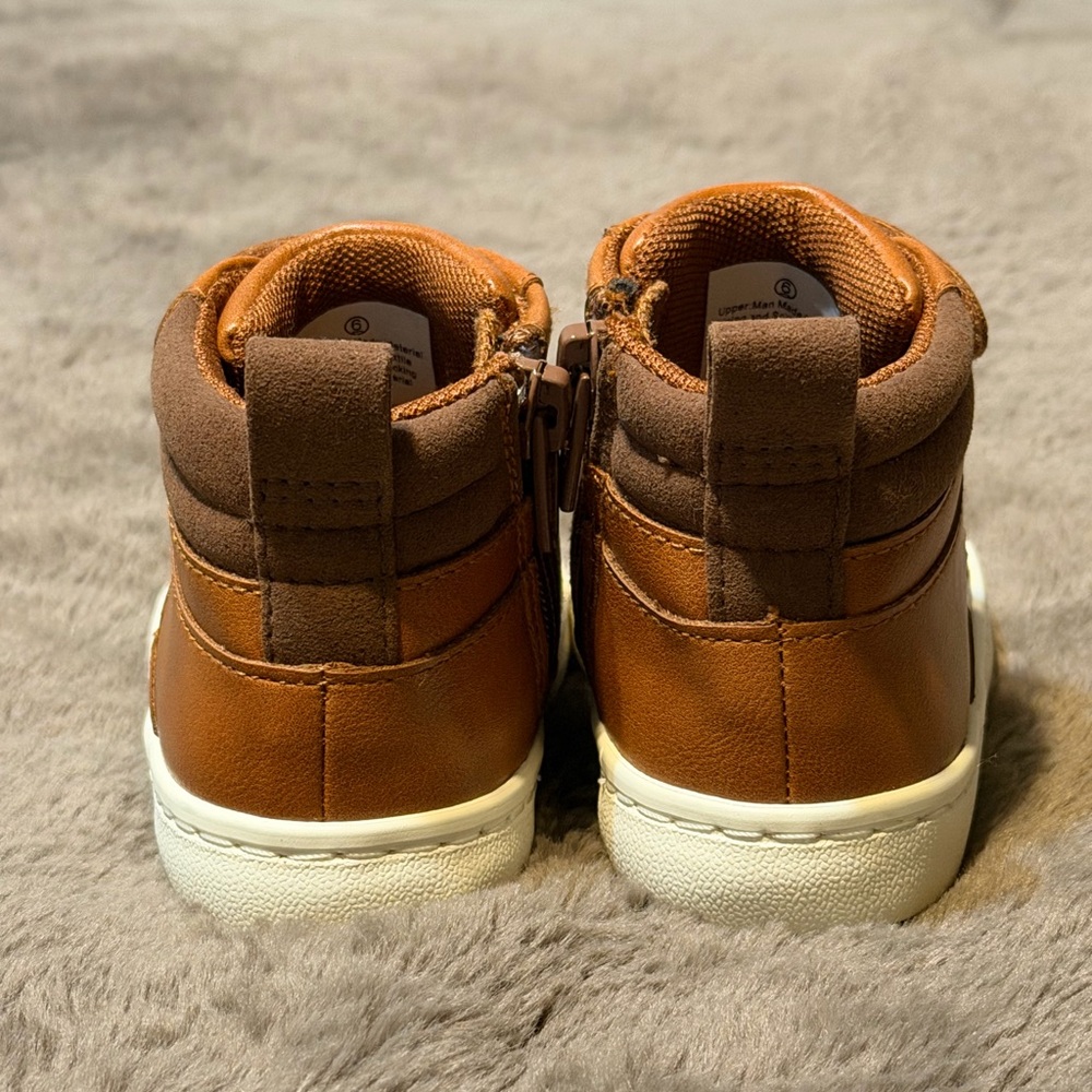 Cat & Jack - Toddler’s Brown Aidan Sneaker Boots, Size - 6T - Picture 10 of 15